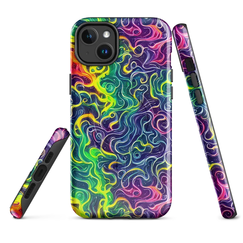 Psychedelic Undertow on MagSafe Tough Case for iPhone® — Front