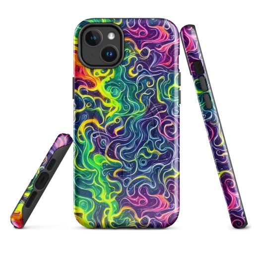 Psychedelic Undertow on a MagSafe Tough Case for iPhone®
