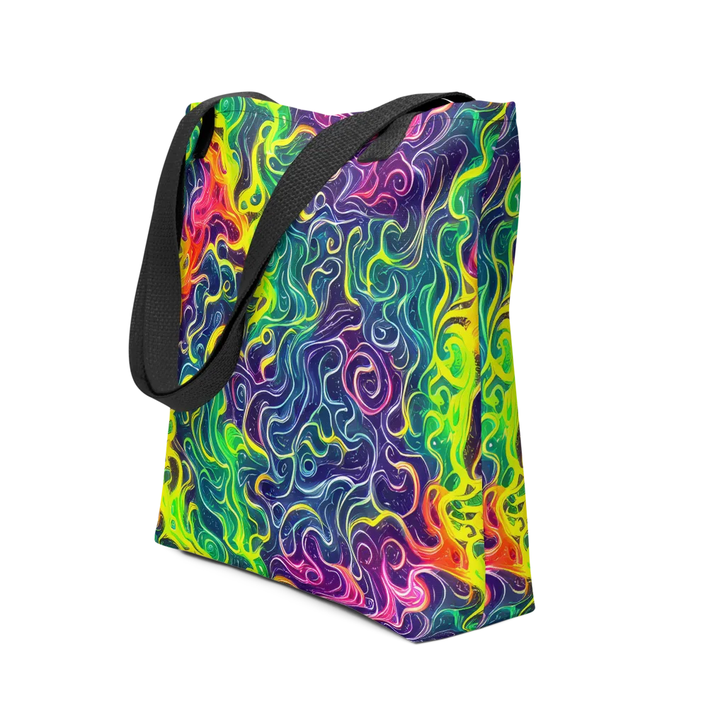 Psychedelic Undertow on Tote Bag — Front
