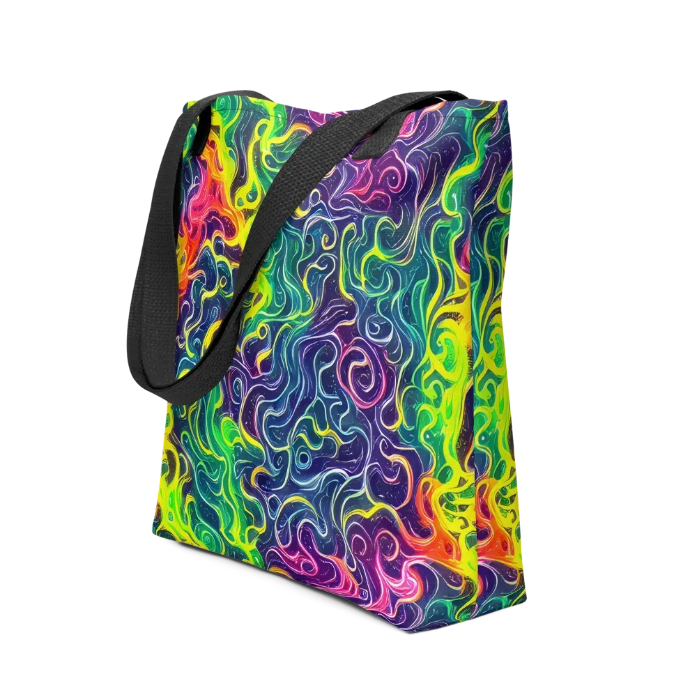 Psychedelic Undertow on Tote Bag — Front
