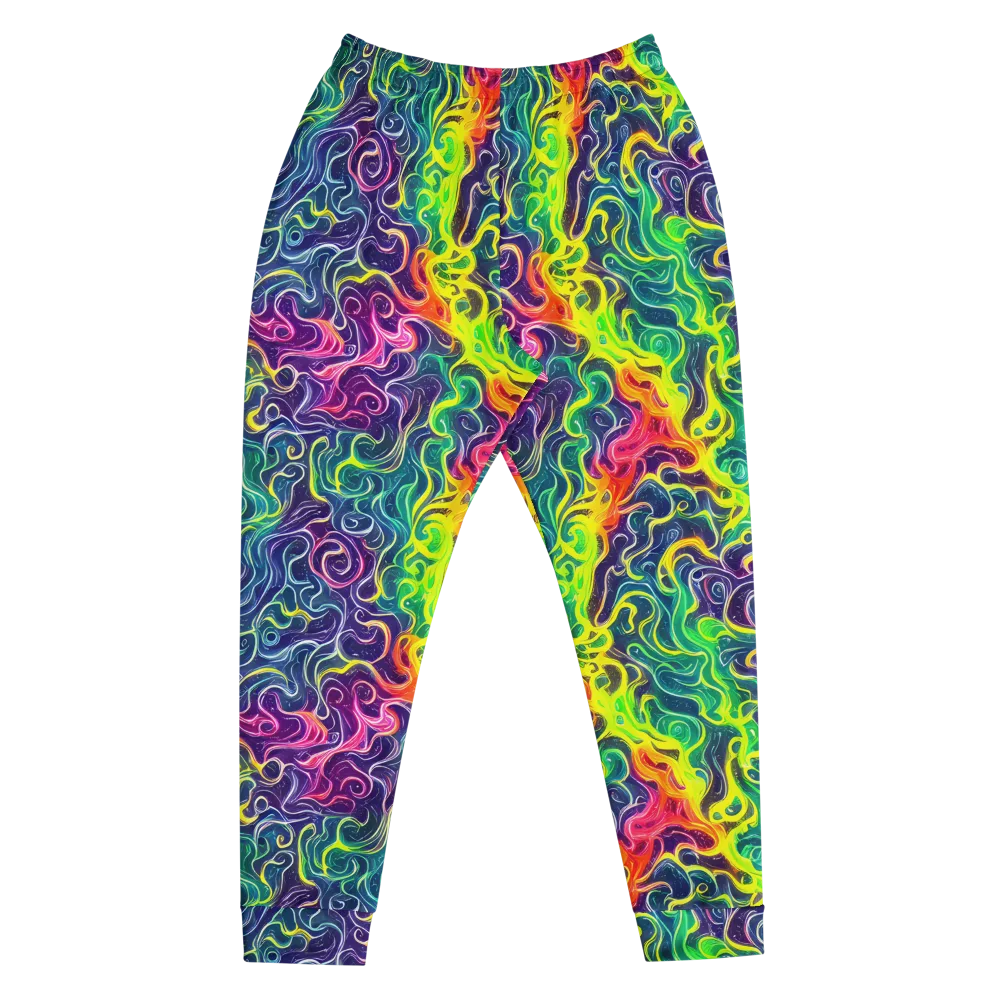 Psychedelic Undertow on Men's Joggers — Front