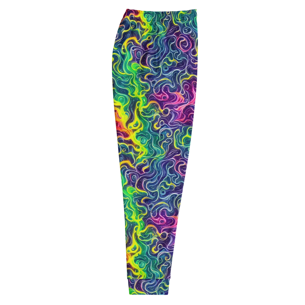 Psychedelic Undertow on Men's Joggers — Right