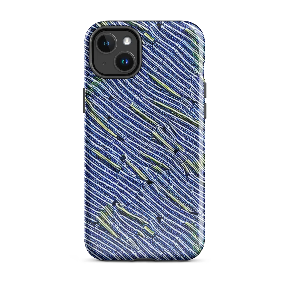 Indigo Current on MagSafe Tough Case for iPhone® — Front