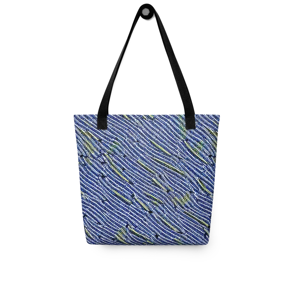 Indigo Current on Tote Bag — Front