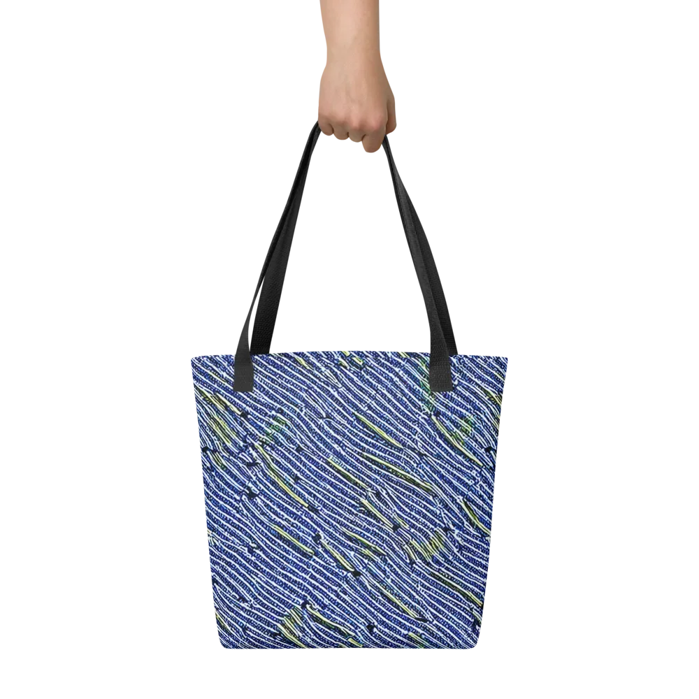Indigo Current on Tote Bag — Front