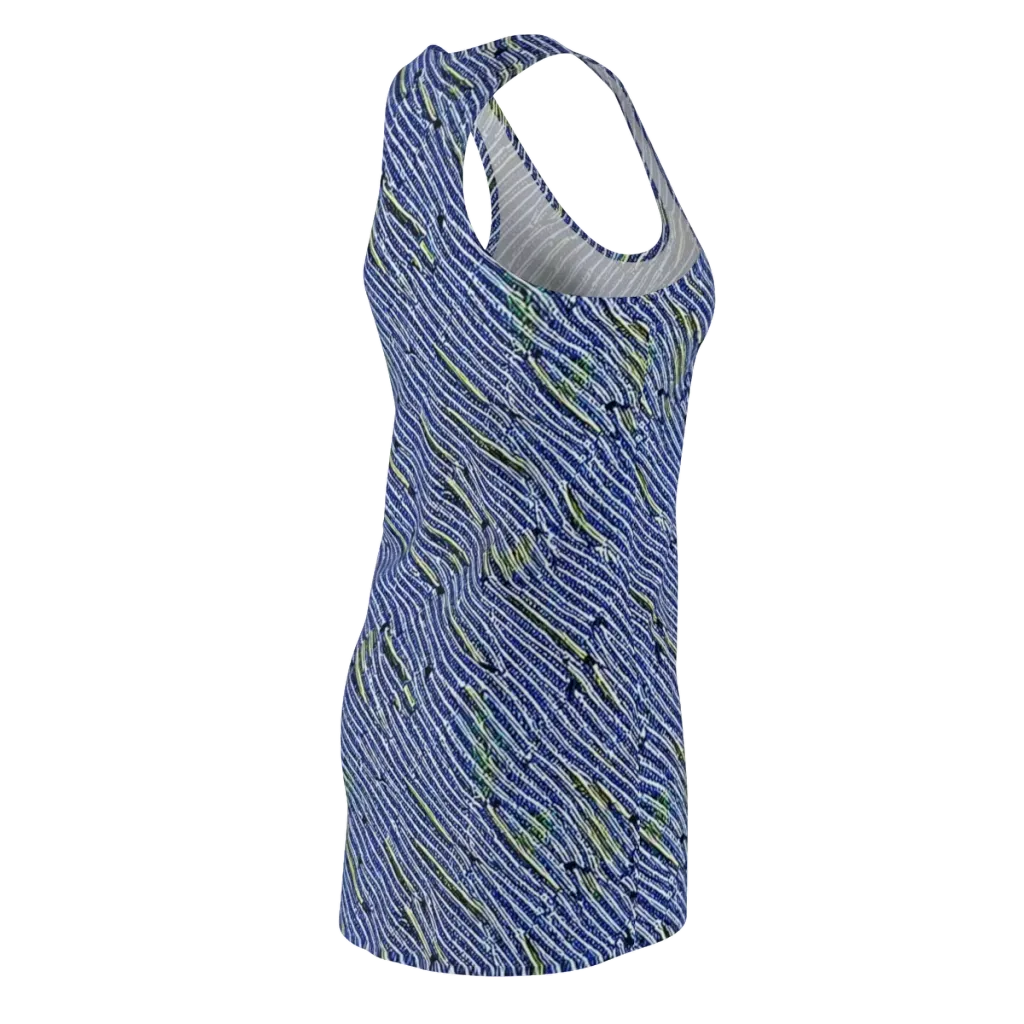 Indigo Current on Racerback Dress — Back Side
