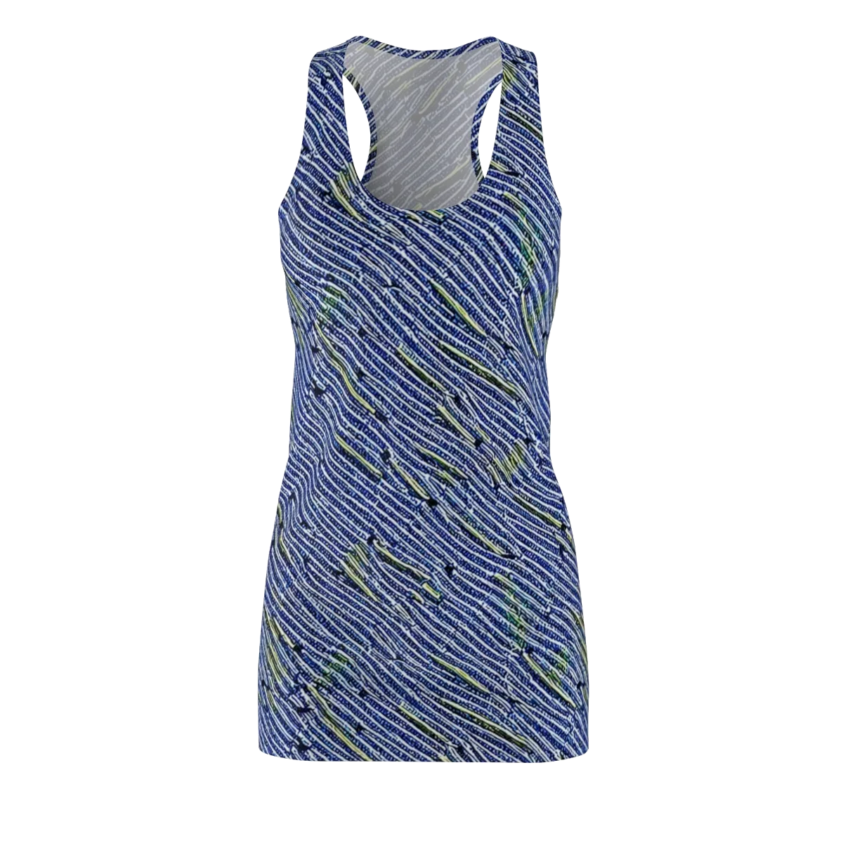 Indigo Current on Racerback Dress — Front