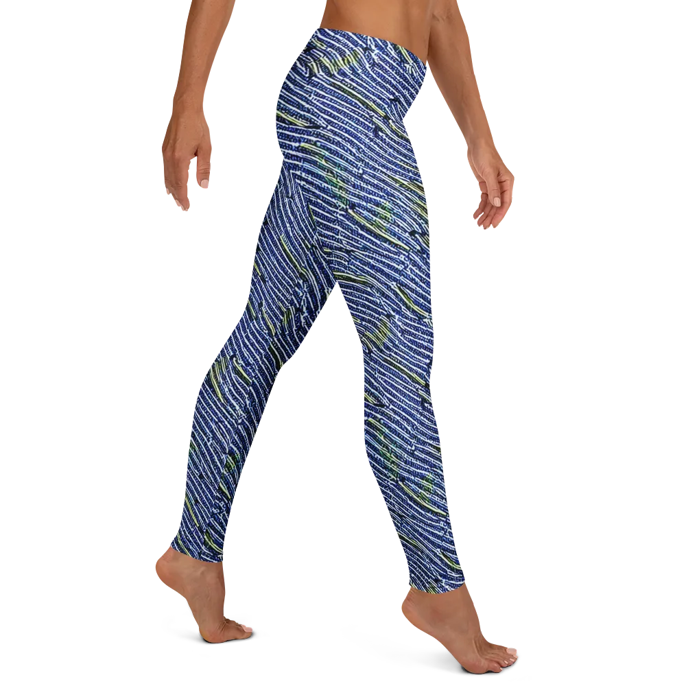 Indigo Current on Leggings — Right