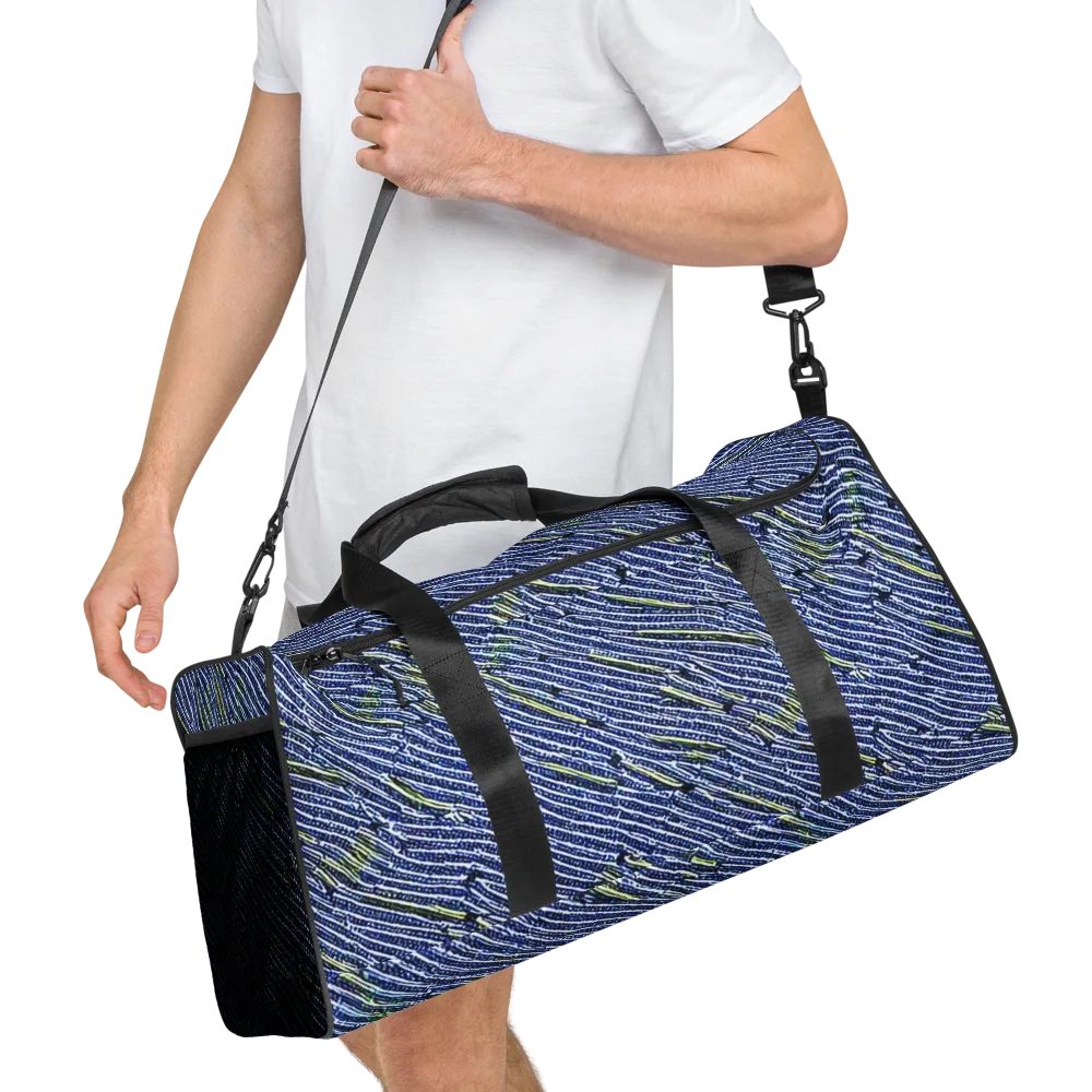 Indigo Current on Duffle Bag — Right Front