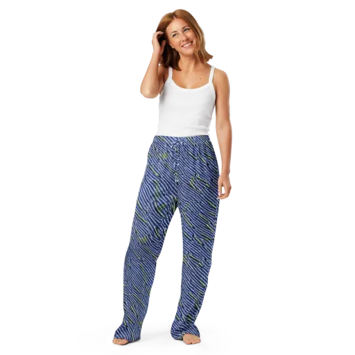 Indigo Current on a Women's Pajama Pants
