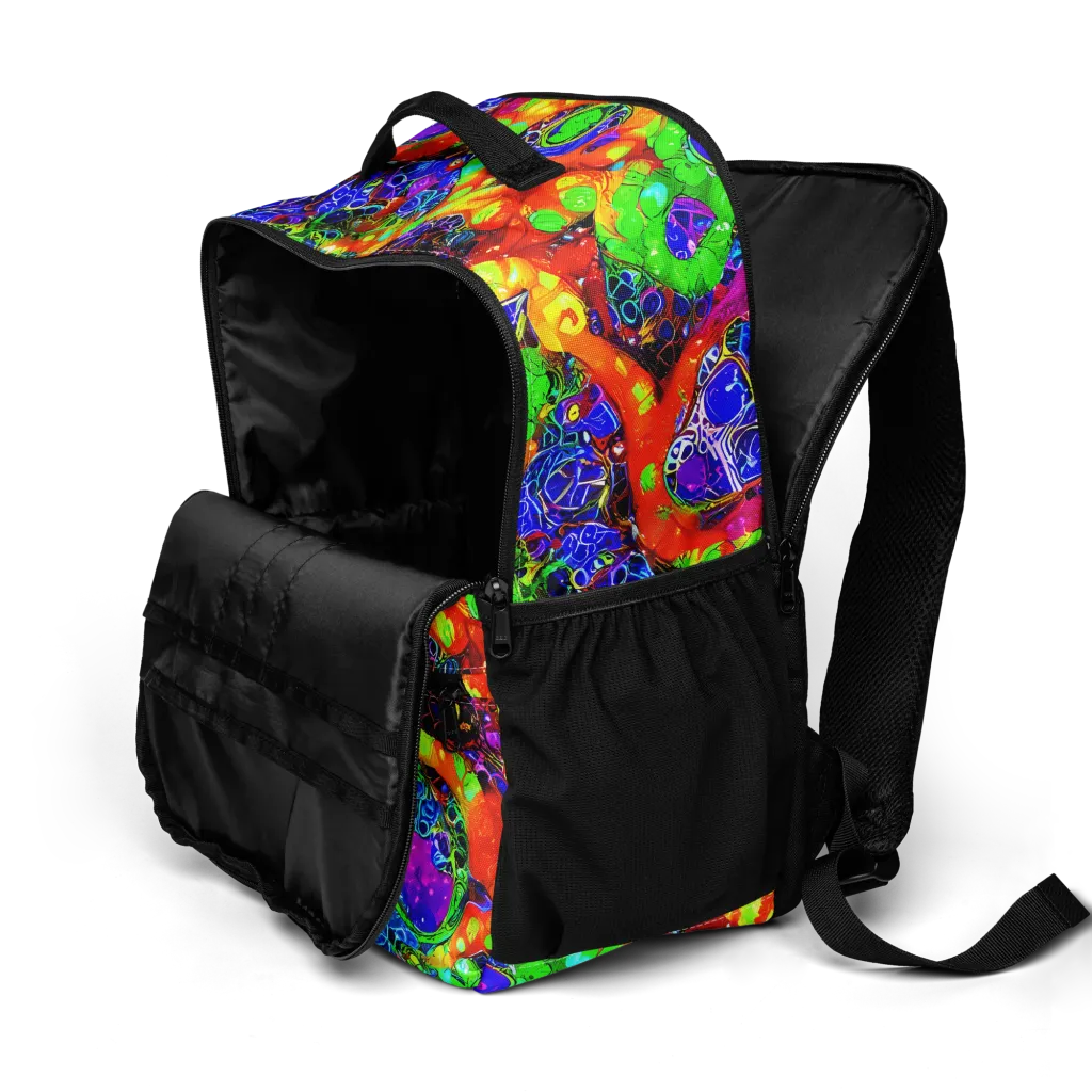 Vivid Labyrinth on Utility Backpack — Product details 2