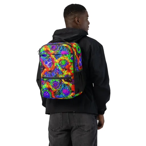 Vivid Labyrinth on a Utility Backpack