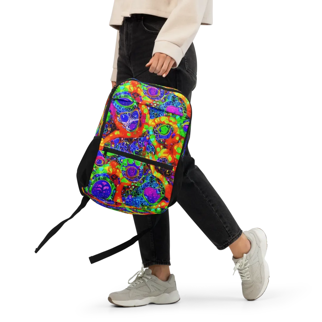 Vivid Labyrinth on Utility Backpack — Front
