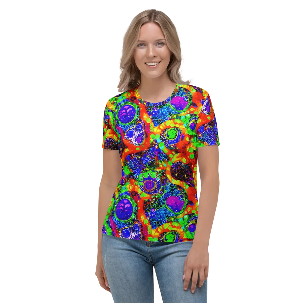 Vivid Labyrinth on Women's Crew Neck T-Shirt — Front