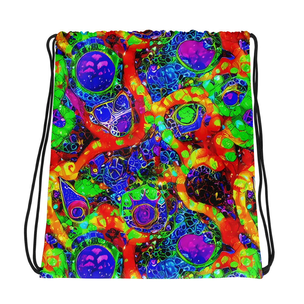 Vivid Labyrinth on Drawstring Bag — Photo