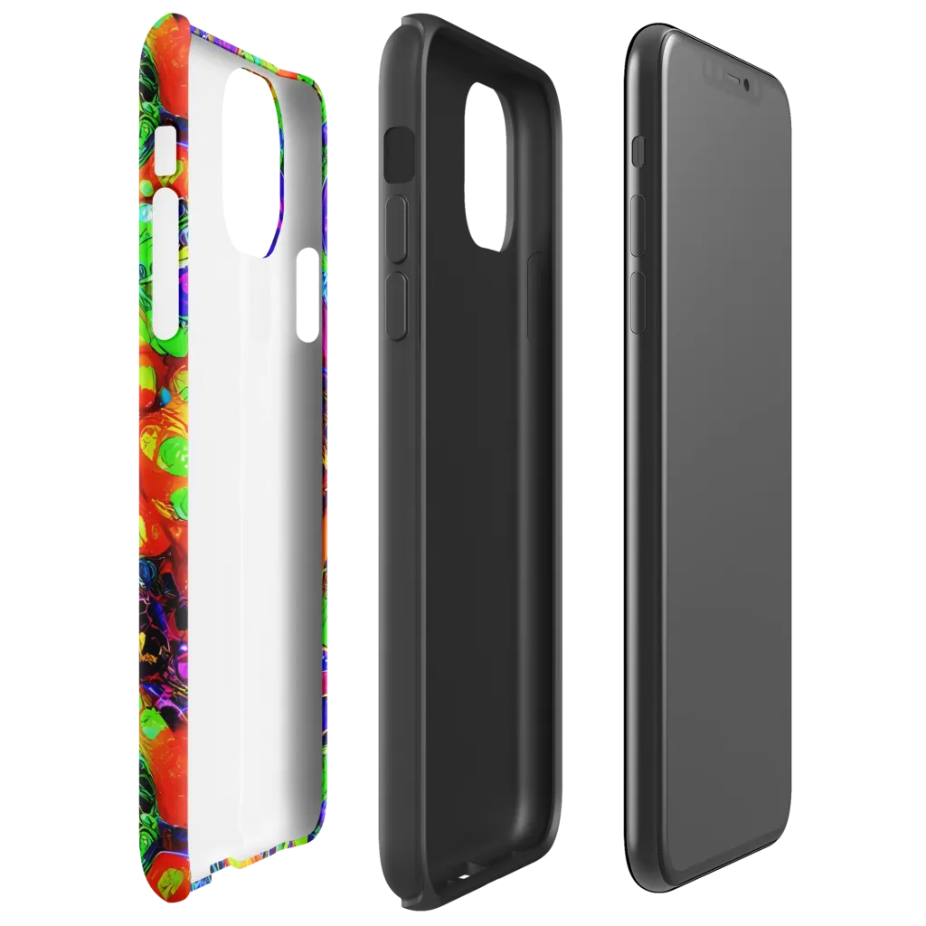Vivid Labyrinth on Tough Case for iPhone® — Right