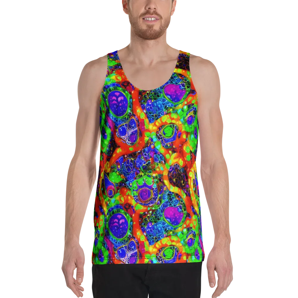 Vivid Labyrinth on Men's Tank Top — Front