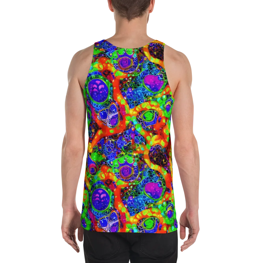 Vivid Labyrinth on Men's Tank Top — Back