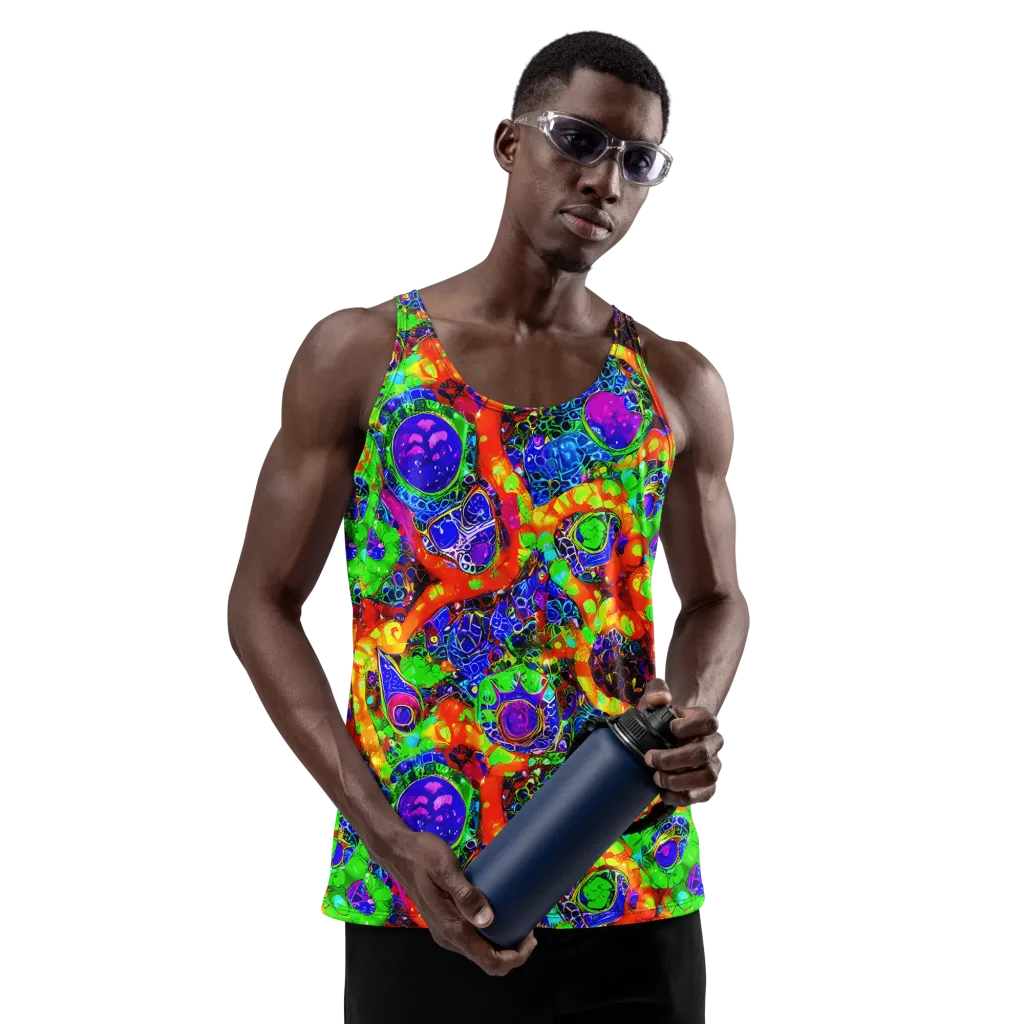 Vivid Labyrinth on Men's Tank Top — Front