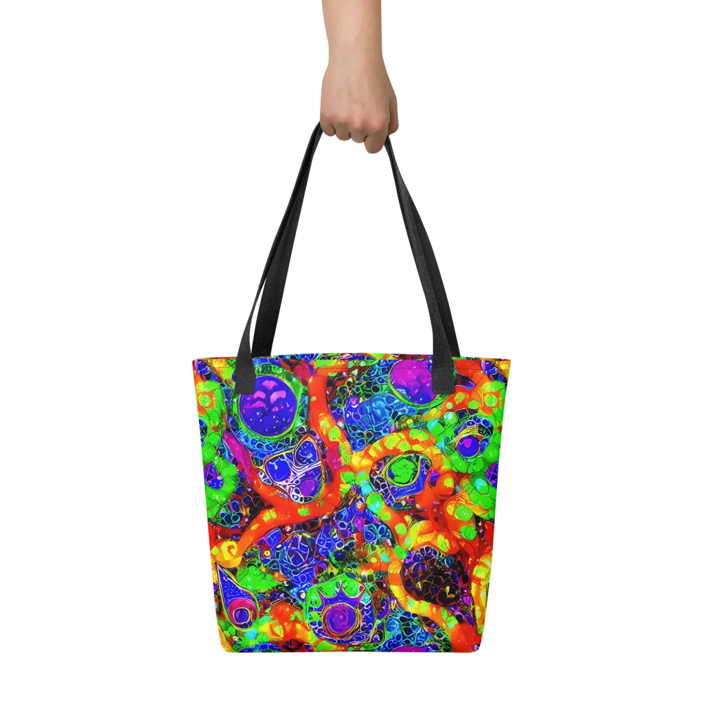 Vivid Labyrinth on Tote Bag — Front