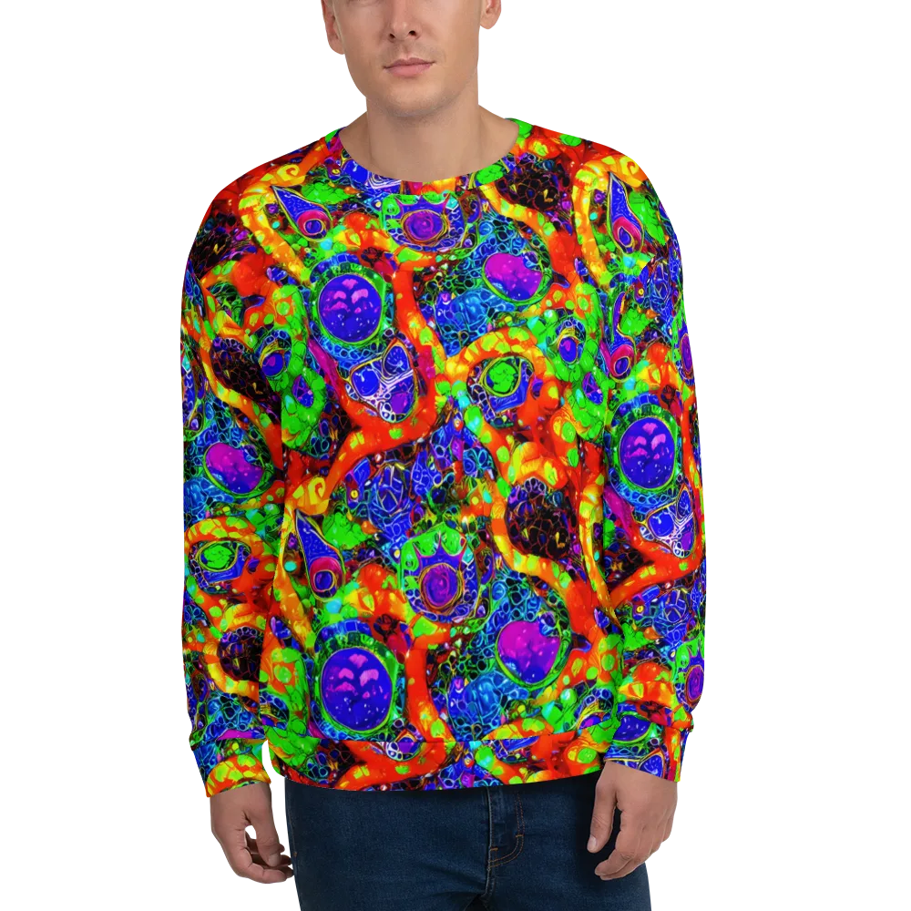 Vivid Labyrinth on Sweatshirt — Front