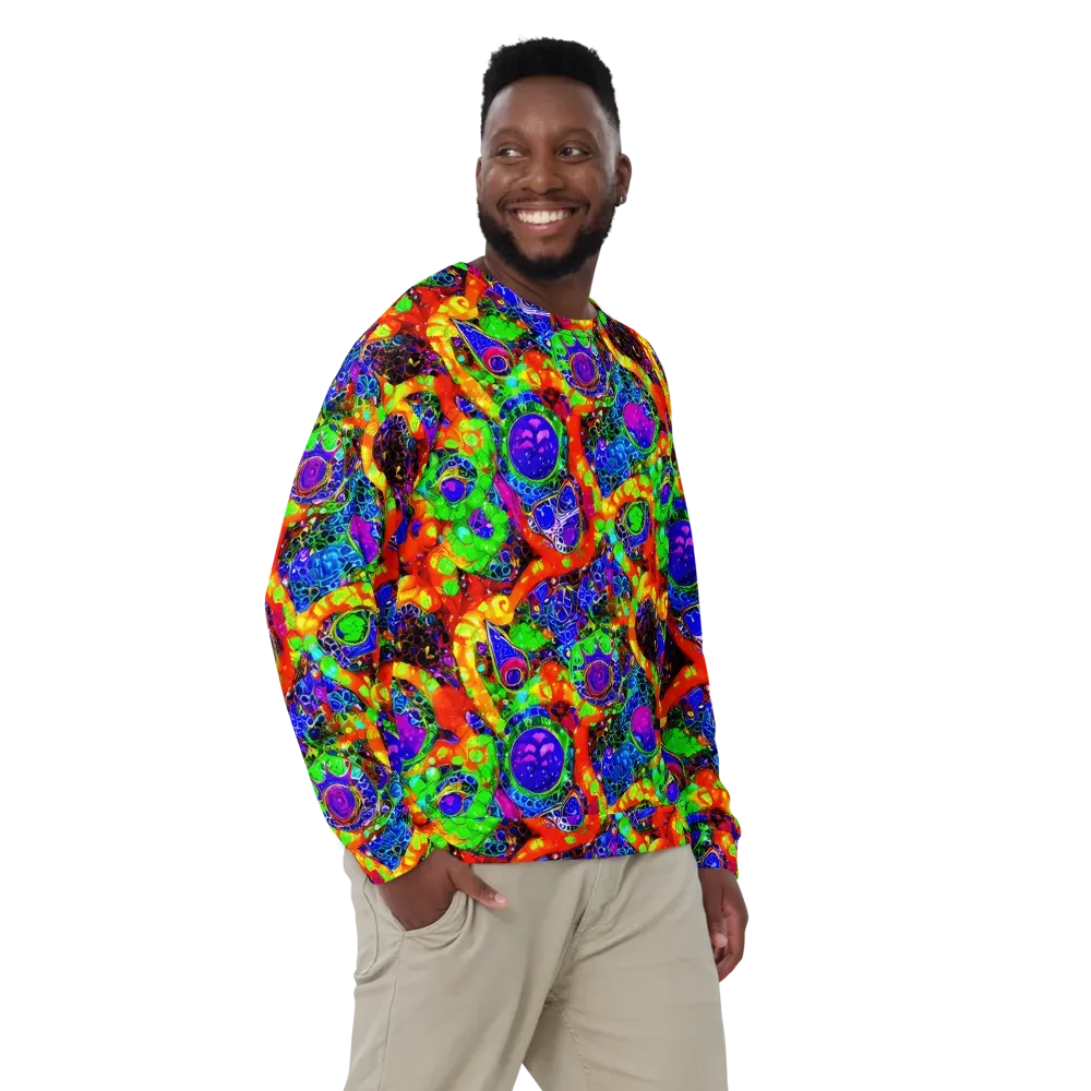 Vivid Labyrinth on Sweatshirt — Front