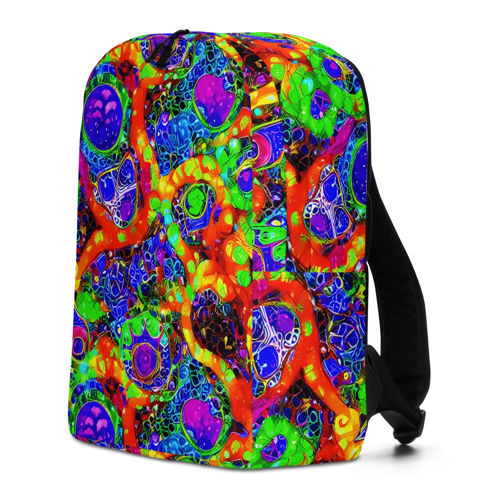 Vivid Labyrinth on Minimalist Backpack — Left