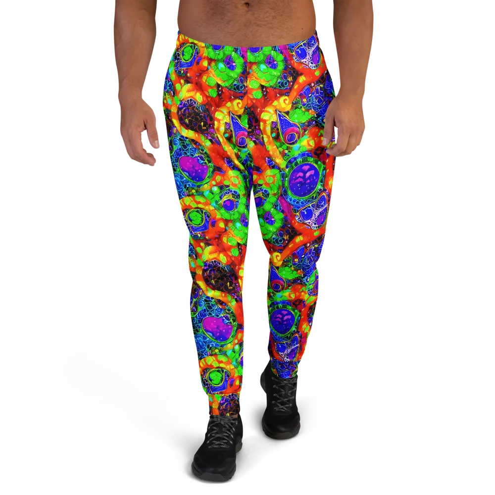 Vivid Labyrinth on Men's Joggers — Front