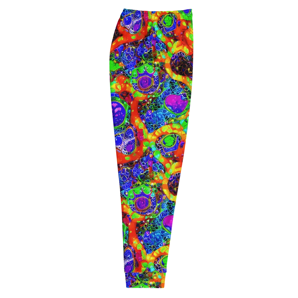 Vivid Labyrinth on Men's Joggers — Right