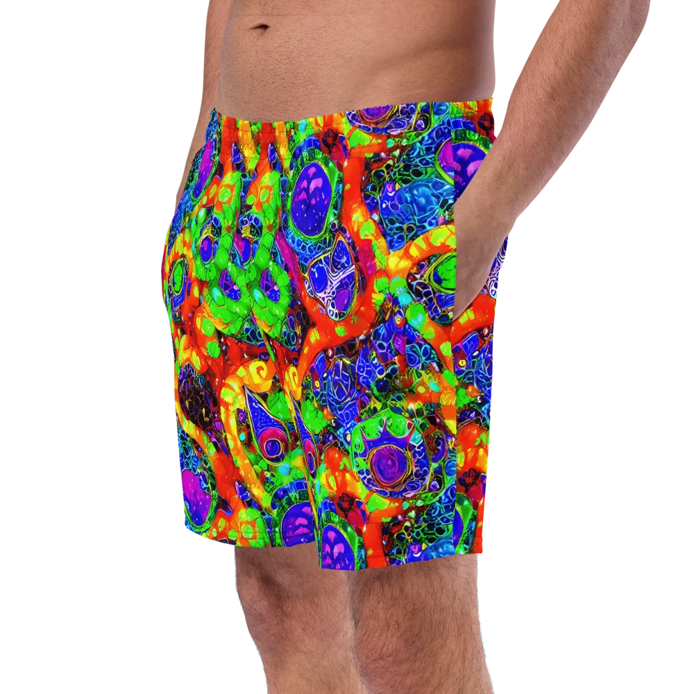 Vivid Labyrinth on Swim Trunks — Left Front