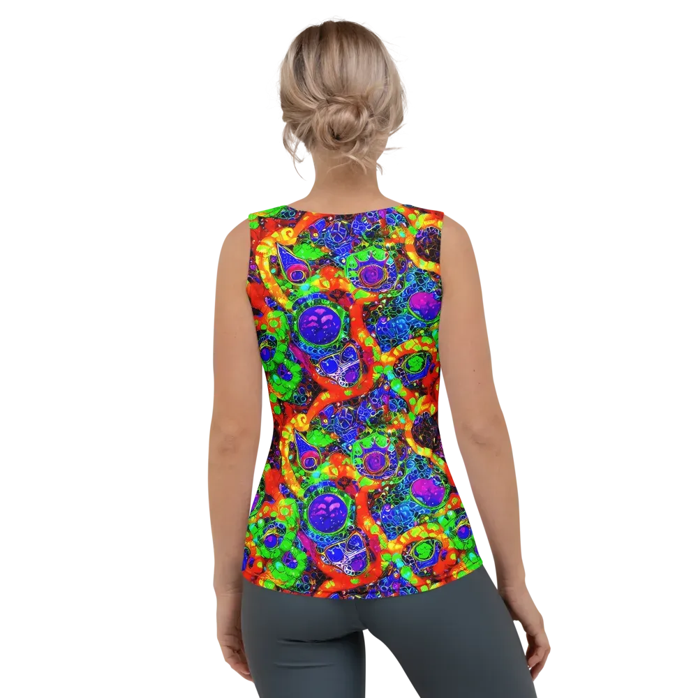 Vivid Labyrinth on Women's Tank Top — Back