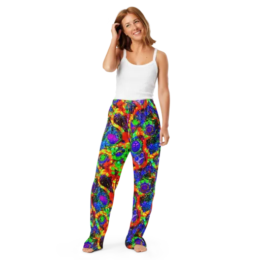 Vivid Labyrinth on a Women's Pajama Pants
