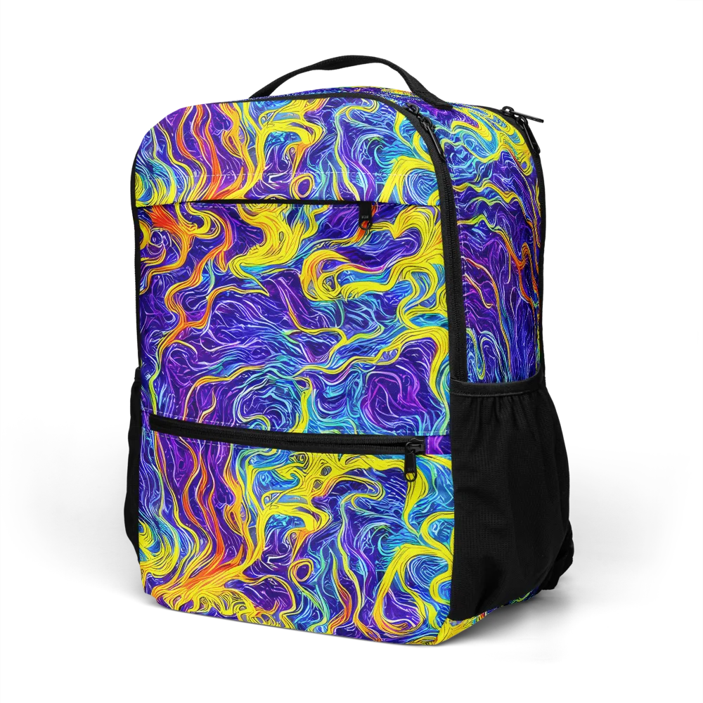 Saffron Storm on Utility Backpack — Left Front