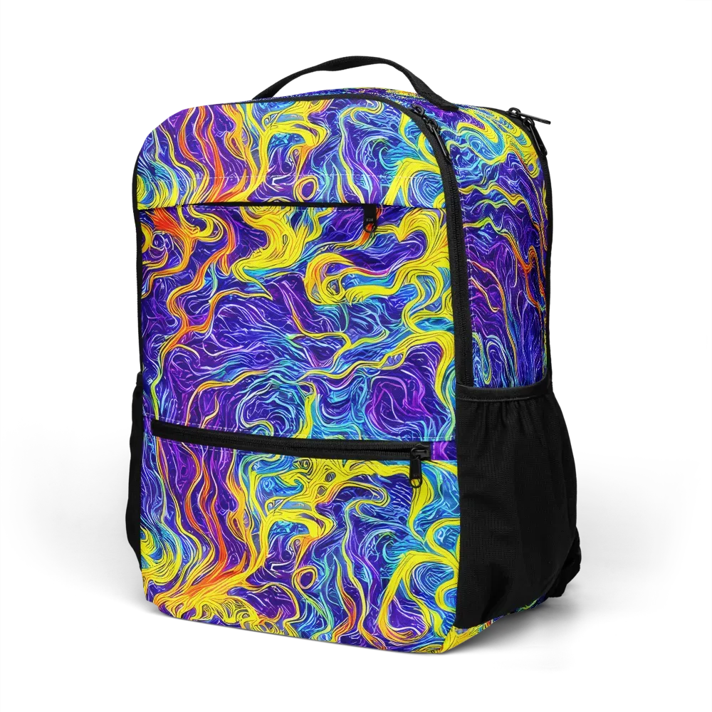 Saffron Storm on Utility Backpack — Left Front
