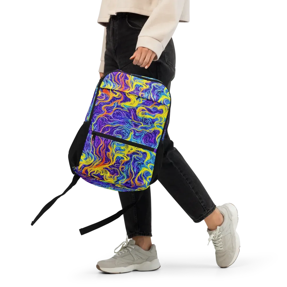 Saffron Storm on Utility Backpack — Front