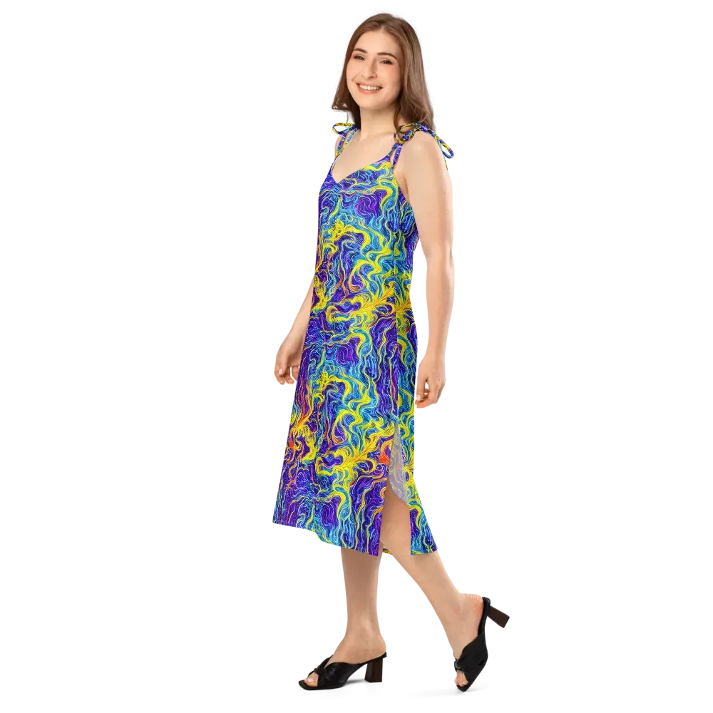 Saffron Storm on Slip Dress — Left Front