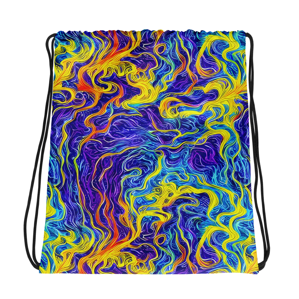 Saffron Storm on Drawstring Bag — Photo