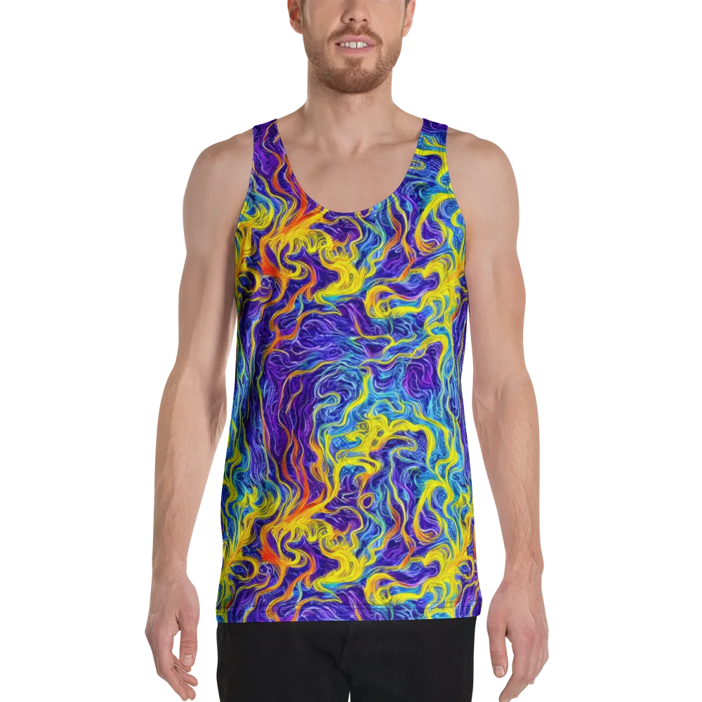Saffron Storm on Men's Tank Top — Front