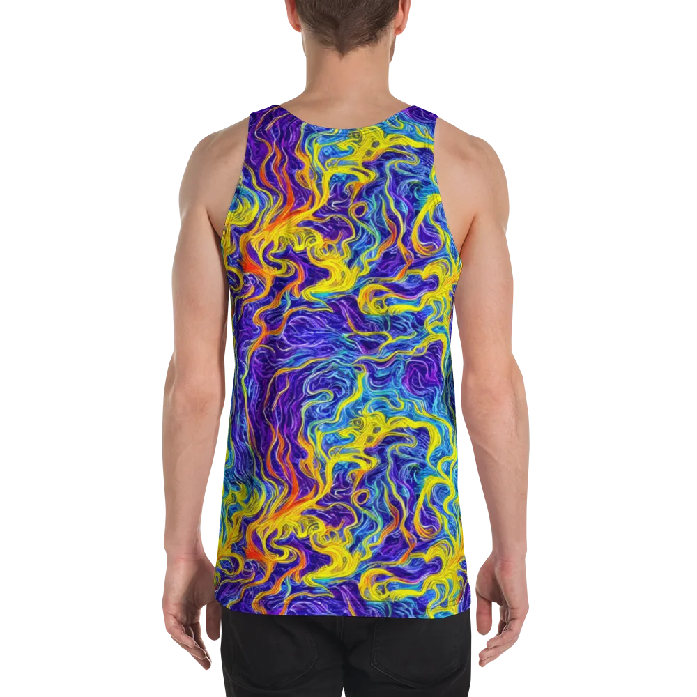 Saffron Storm on Men's Tank Top — Back