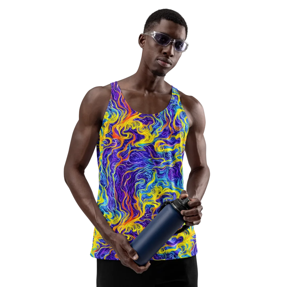 Saffron Storm on Men's Tank Top — Front