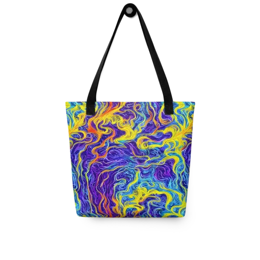 Saffron Storm on a Tote Bag