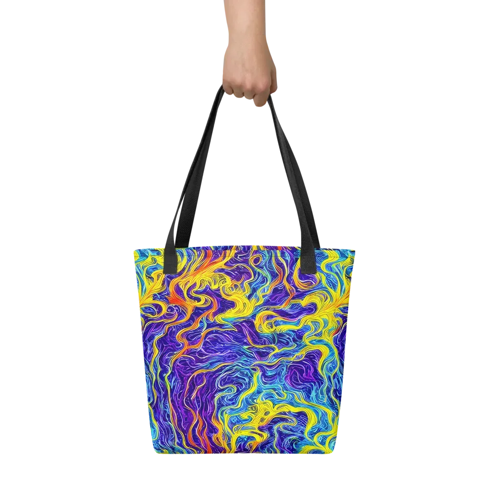 Saffron Storm on Tote Bag — Front