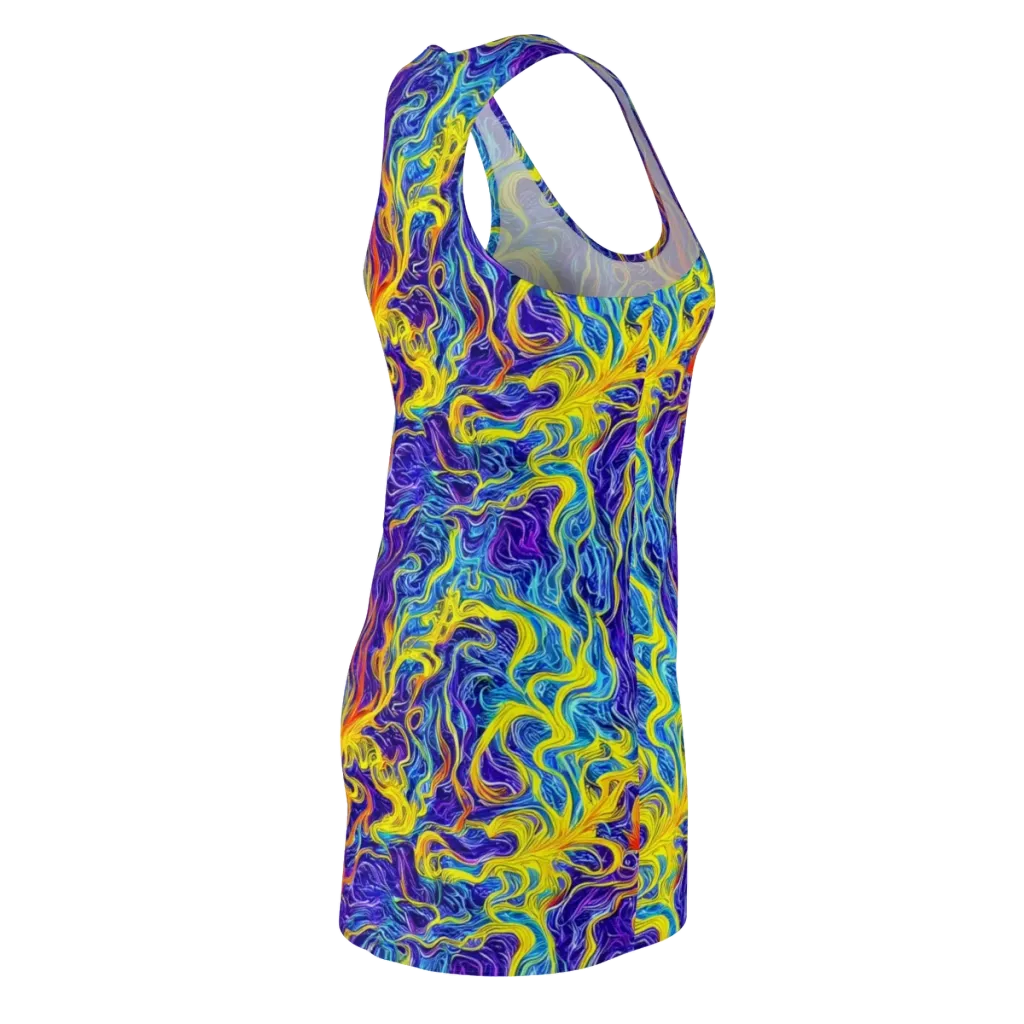 Saffron Storm on Racerback Dress — Back Side