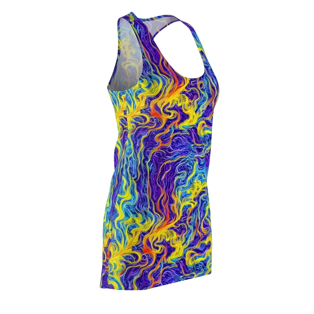 Saffron Storm on Racerback Dress — Front Side