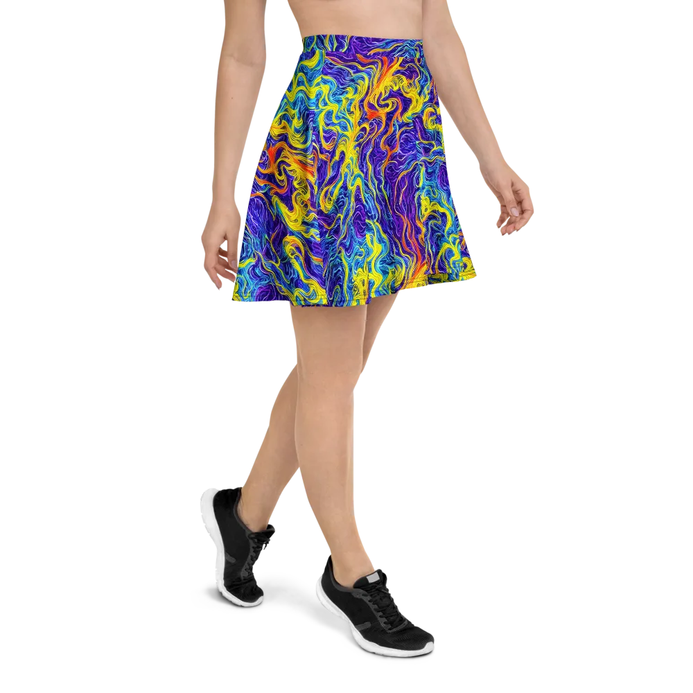 Saffron Storm on Skater Skirt — Right