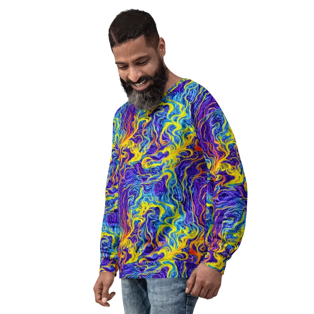 Saffron Storm on Sweatshirt — Left Front