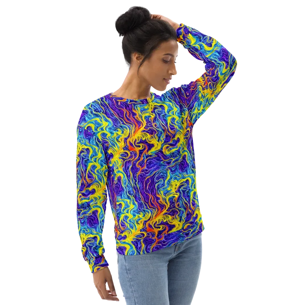 Saffron Storm on Sweatshirt — Right Front