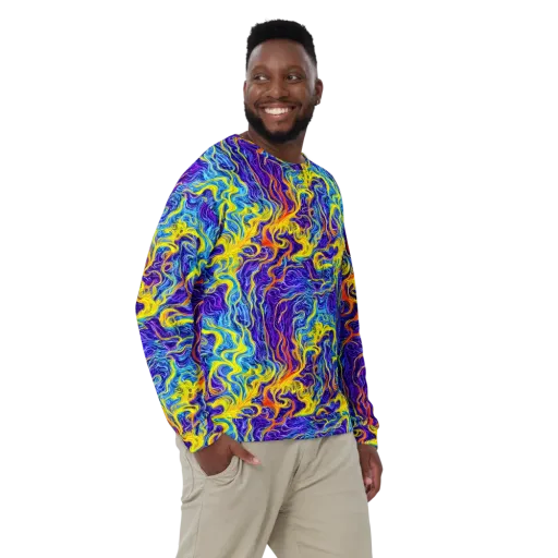 Saffron Storm on a Sweatshirt