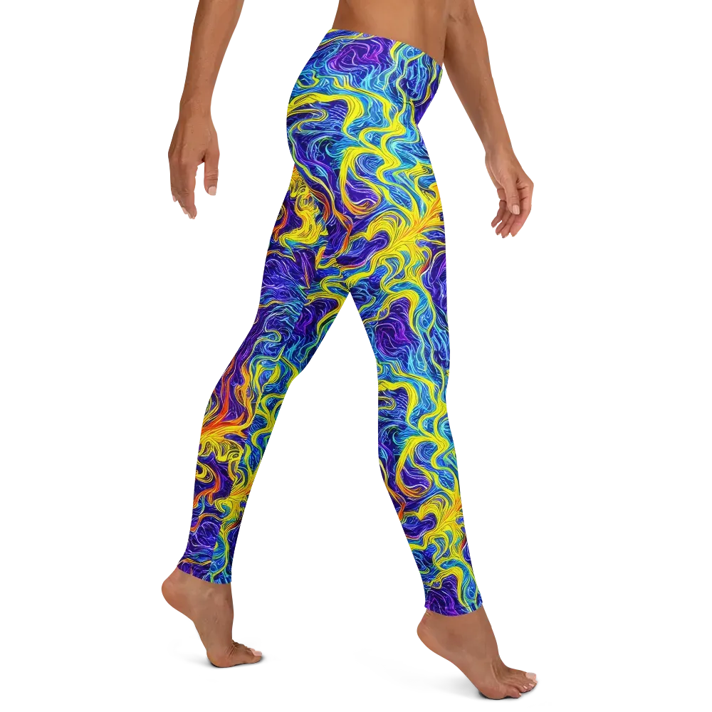 Saffron Storm on Leggings — Right