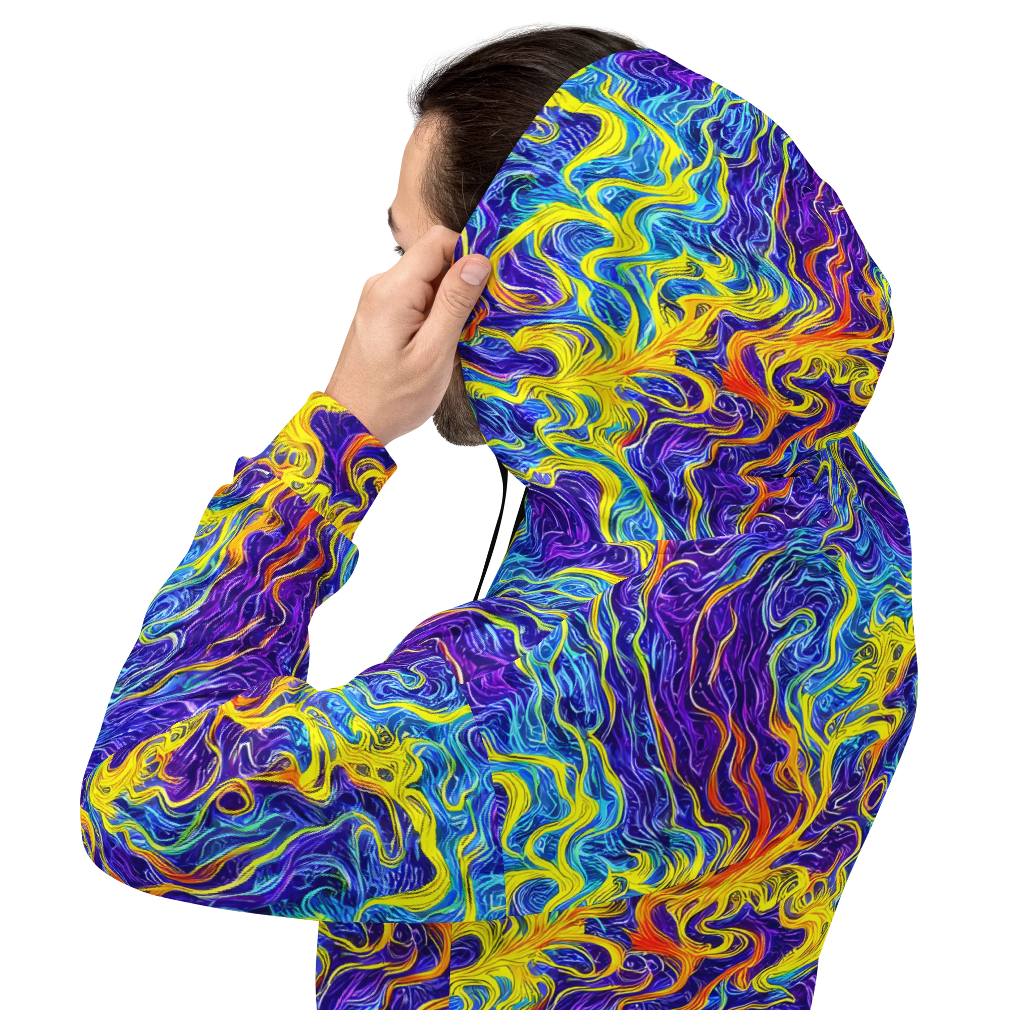 Saffron Storm on Hoodie — Back